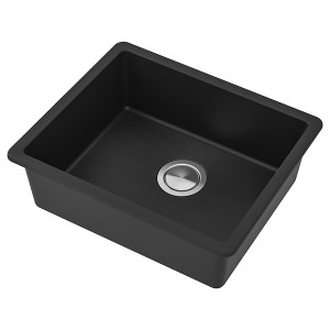 IKEA KILSVIKEN sink, 22x18 1/8 in Black Quartz Composite, Ikea Ireland | 0231EGPDA