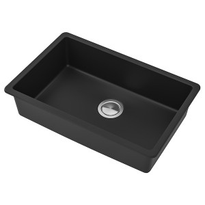 IKEA KILSVIKEN sink, black quartz composite, 28 3/8x18 1/8 in, Ikea Ireland | 8796FZJUP