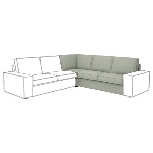 IKEA KIVIK cover for corner section Gunnared Light Green, Ikea Ireland | 7583KLFAP