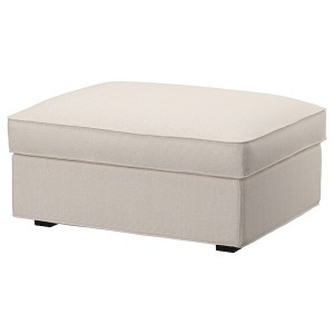IKEA KIVIK cover for ottoman with storage Tresund Light Beige, Ikea Ireland | 7184VMJNO