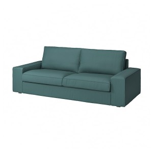 IKEA KIVIK sofa cover Kelinge Gray / Turquoise, Ikea Ireland | 0836JNVWY