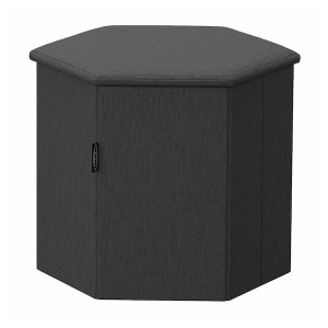 IKEA KJUGE ottoman with storage Knisa Dark Gray, Ikea Ireland | 9360JGUPB