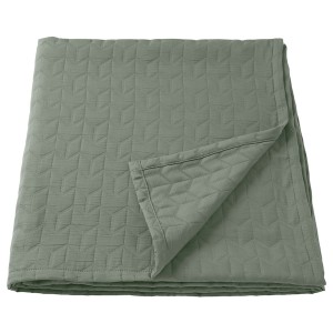 IKEA KÖLAX bedspread, Full/Queen Gray Green, Ikea Ireland | 8127XEAZR