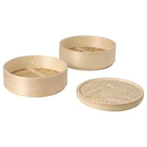 IKEA KLOCKREN steamer, bamboo, 5 qt, Ikea Ireland | 2835DVTLP