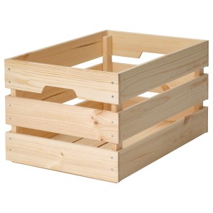 IKEA KNAGGLIG box, pine, 18x12 ¼x9 ¾ in, Ikea Ireland | 9035OHMAX