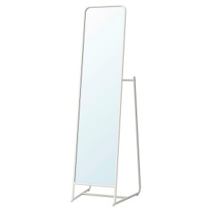 IKEA KNAPPER Floor mirror, white, 18 7/8x63 in, Ikea Ireland | 9026UGRKV