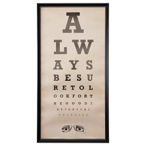 IKEA KNOPPÄNG frame with poster, Always be sure, 13 ¾x27 ½ in, Ikea Ireland | 5897MPCTL