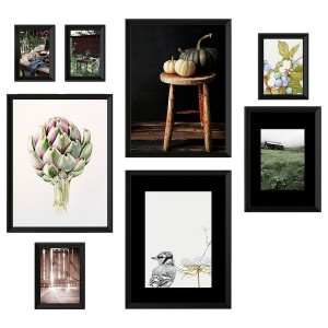 IKEA KNOPPÄNG frame with poster, set of 8, Life in the countryside, Ikea Ireland | 5692FMWVJ