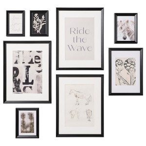 IKEA KNOPPÄNG frame with poster, set of 8, ride the wave, Ikea Ireland | 7628BDKRC