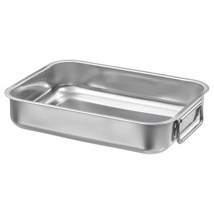 IKEA KONCIS roasting pan, stainless steel, 10 ¼x7 ¾ in, Ikea Ireland | 8076SXBKC
