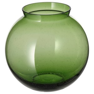 IKEA KONSTFULL vase, green, 7 ½ in, Ikea Ireland | 1923HNYTD