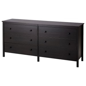 IKEA KOPPANG 6-drawer dresser, 67 3/4x32 5/8 in Black / Brown, Ikea Ireland | 6921KDIPW