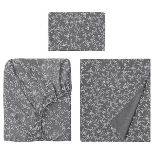 IKEA KOPPARRANKA sheet set, floral patterned, Twin, Ikea Ireland | 6307KQHMF