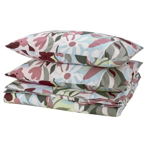 IKEA KORSKOVALL duvet cover and pillowcase(s), King Multicolor / Floral Pattern, Ikea Ireland | 7042KJZGP