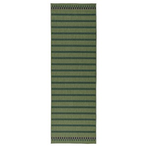 IKEA KORSNING rug flatwoven, in/outdoor, 2'7 inx8'2 in Green Purple / Stripe, Ikea Ireland | 2168VZYJO