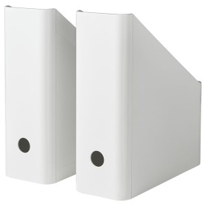 IKEA KUGGIS magazine file, white, 2 pack, Ikea Ireland | 4967FNEOS