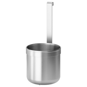 IKEA KUNGSFORS Container, stainless steel, Height: 10 3/8 in Diameter: 4 3/4 in, Ikea Ireland | 1826EYAHP