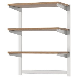 IKEA KUNGSFORS susp rail w shelf/mgnt knife rack, stainless steel/ash, Ikea Ireland | 7238HACLT