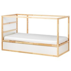 IKEA KURA reversible bed, Twin White / Pine, Ikea Ireland | 1604VNHBE