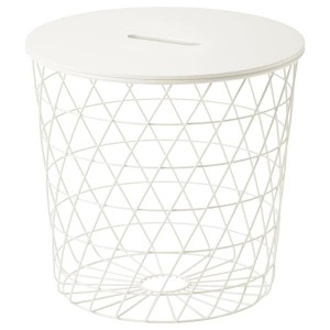 IKEA KVISTBRO Storage table, 17 3/8 in White, Ikea Ireland | 7480TSRMQ
