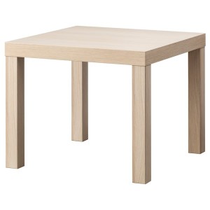 IKEA LACK Side table, 21 5/8x21 5/8 in White Stained Oak Effect, Ikea Ireland | 0428EQTKN