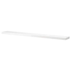IKEA LACK Wall shelf, 74 3/4x10 1/4 in White / High Gloss, Ikea Ireland | 8350NXYBO
