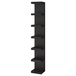 IKEA LACK Wall shelf unit, 11 3/4x74 3/4 in Black / Brown, Ikea Ireland | 6913DGFUR