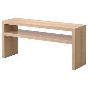 IKEA LACK console table, 55 1/8x15 3/8 in White Stained Oak, Ikea Ireland | 6709TZGPR
