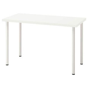 IKEA LAGKAPTEN / ADILS desk, 47 1/4x23 5/8 in White, Ikea Ireland | 0143ZDMLF