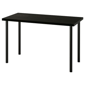 IKEA LAGKAPTEN / ADILS desk, 47 1/4x23 5/8 in Black / Brown / Black, Ikea Ireland | 7245SZTJI