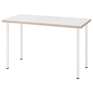 IKEA LAGKAPTEN / ADILS desk, 47 1/4x23 5/8 in White Anthracite / White, Ikea Ireland | 4820IRYMA