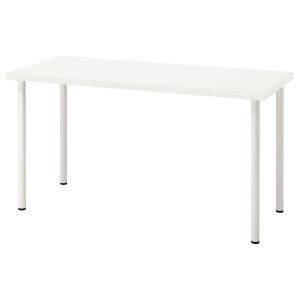 IKEA LAGKAPTEN / ADILS desk, 55 1/8x23 5/8 in White, Ikea Ireland | 5036IUJQA