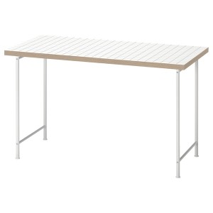 IKEA LAGKAPTEN / SPÄND desk, 47 1/4x23 5/8 in White / Anthracite, Ikea Ireland | 9650BYTXC