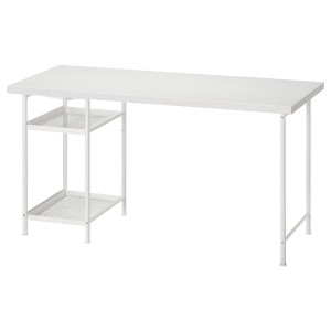 IKEA LAGKAPTEN / SPÄND desk, 55 1/8x23 5/8 in White, Ikea Ireland | 5638PRWIH
