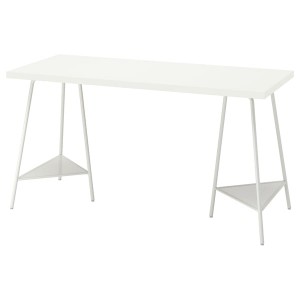 IKEA LAGKAPTEN / TILLSLAG desk, 55 1/8x23 5/8 in White, Ikea Ireland | 1743WEOVT