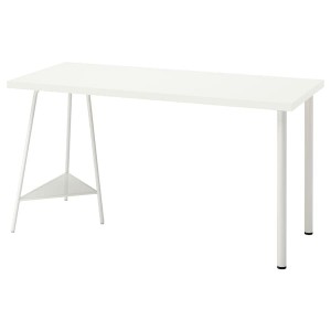 IKEA LAGKAPTEN / TILLSLAG desk, 55 1/8x23 5/8 in White, Ikea Ireland | 3127YZQBO
