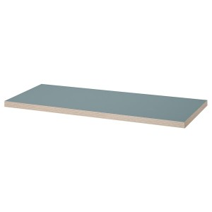 IKEA LAGKAPTEN tabletop, 47 1/4x23 5/8 in Gray / Turquoise, Ikea Ireland | 2371WOLES