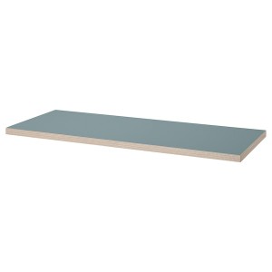IKEA LAGKAPTEN tabletop, 55 1/8x23 5/8 in Gray / Turquoise, Ikea Ireland | 9835SPDBV