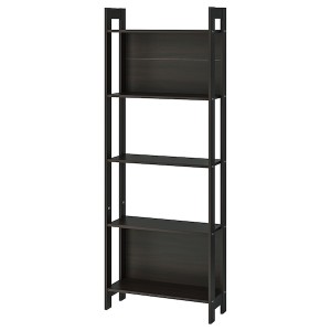 IKEA LAIVA Bookcase, black-brown, 24 3/8x65 in, Ikea Ireland | 6325KPCXM
