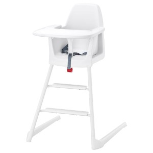 IKEA LANGUR high chair with tray, white, Ikea Ireland | 2748ZOHKI