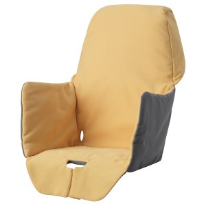 IKEA LANGUR padded seat cover for high chair, yellow, Ikea Ireland | 9732NZEIF