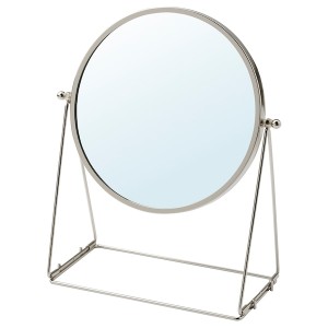 IKEA LASSBYN table mirror, silver color, 6 3/4 in, Ikea Ireland | 3487DAXQZ