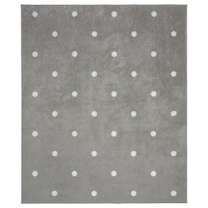 IKEA LEN rug, dotted/gray, 4'4 inx5'3 in, Ikea Ireland | 5794RSEGC