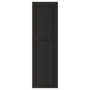 IKEA LERHYTTAN Door, 15x50 in Black Stained, Ikea Ireland | 4918HJCSO