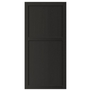 IKEA LERHYTTAN Door, 24x50 in Black Stained, Ikea Ireland | 3249VKUXO