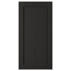 IKEA LERHYTTAN door, 15x30 in Black Stained, Ikea Ireland | 8495FPGJZ
