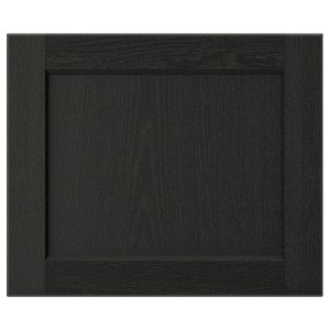 IKEA LERHYTTAN door, 18x15 in Black Stained, Ikea Ireland | 4619ITKXJ