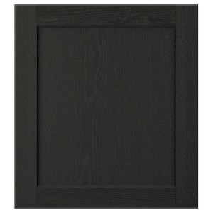 IKEA LERHYTTAN door, 18x20 in Black Stained, Ikea Ireland | 4058XCYIN