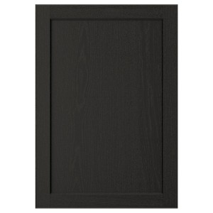 IKEA LERHYTTAN door, 21x30 in Black Stained, Ikea Ireland | 1092MRNDU