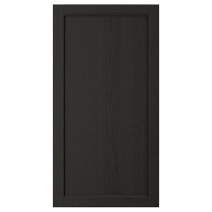 IKEA LERHYTTAN door, 21x40 in Black Stained, Ikea Ireland | 1354ORVLU